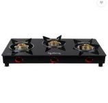 Lifelong LLGS23 3 Burner Glass Gas Stove