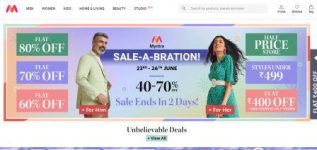 Myntra SALE-A-BRATION Deals with Unbelievable Discount