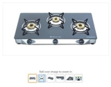 Bajaj 3-Burner Stainless Steel Glass Gas Stove