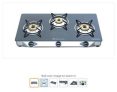 Bajaj 3-Burner Stainless Steel Glass Gas Stove